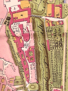 1791 Prague Castle map