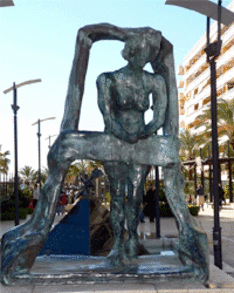 Salvador Dali's sculpture