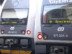 City Elefant local train in Prague