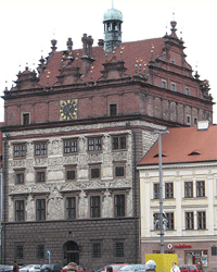 City Hall building in Plzeň