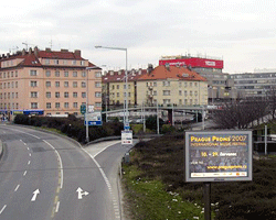 Pankrác district in Prague