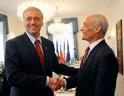 Mirek Topolánek  and Michael Chertoff